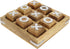 IBLAY Handmade Wooden Tic Tac Toe Game - Great Gift for All Occasions
