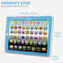 Kids Tablet Learning Pad, Toddler Tablet with ABC Word Song Music Number for Educational Preschool Boys & Girls