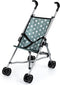 Bayer Design Buggy Umbrella Stroller - Green & White Stars, Foldable Design for Dolls Up to 18"