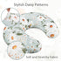 Pea Pod Nursing Pillow Cover Breastfeeding Pillow Slipcover for Moms Soft Breathable, Newborn Infant Feeding Pillow