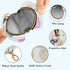 Butterflies Round Pacifier Storage Case with Zipper, Portable Pacifier Case for Travel, Diaper Bag & Purse, Pacifier