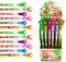 TINYMILLS 24 Pcs Sloth Multi Point Stackable Push Pencil Assortment with Eraser for Birthday Party Favors