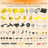 HOMETTER Building Toys for Ages 5-8, 6 in 1 Engineering Toys, STEM Learning Educational Building Set