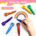 1-3, 1-3 2-4 4-8, (12 KERIFI Triangle Jumbo Crayons for Toddlers Mess Free Washable Toddler First Crayons for Kids Ages