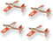 Balsa Wood Airplane Toys Set | Wooden Airplane Kits | 4 Balsa