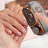 Generic Trimmer Trimmer 3-Speed Electric Nail | USB Rechargeable Toenail - Quiet LED Nail Clippers Built-in Scraps