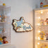 Personalized Airplane Name Sign, Custom Wooden Baby Name Wall Decor, Nursery Wall Art for Boys, Kids Room Airplane