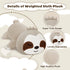 Finebee Boys(13.8" 1.6Lbs) Weighted Sloth Stuffed Animals, Cute Weighted Sloth Plush, Soft Stuffed Weighted Plushie