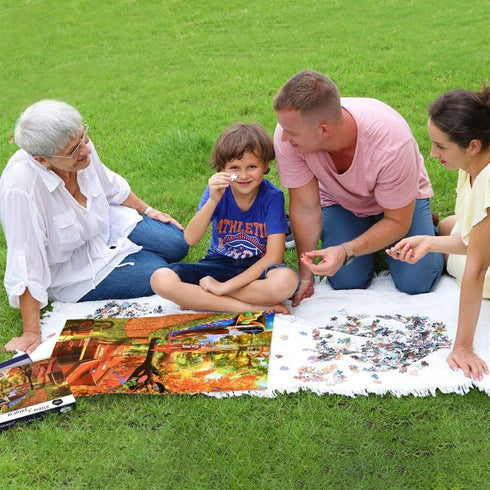 1000 Piece Jigsaw Puzzles for Adults - Autumn Village Puzzle