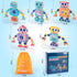 Playset, 3 4 5 6 KODATEK Wooden Snap-Together Building Toys, STEM Building Blocks, Take Apart Toys Fine Motor Skill