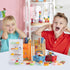 164pcs 4 Miniature Supermarket Shelves Furniture Model Layers Shelf Display Rack Doll House Accessory Storage Bookshelf