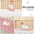 38x26 Pack Pack 3-Pack Baby Mini Crib Sheets Girl, Portable and Play Sheets Fitted for Playard and N Play Mattress