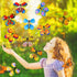Outee 10 Packs Flying Butterfly Card Surprise, Wind Up Butterfly Gift Toy for Teacher Appreciation and Xmas Gifts
