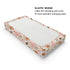 Retro Boho Floral Changing Pad Covers, Vintage Flowers Unisex Diaper Change Pad Sheets for Boys Girls, 32''x16''