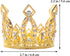 Mini Crown Cake Topper, Princess and Prince Crystal Headpiece for Wedding Birthday Baby Shower Party