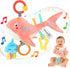littlove 6-12 3-6 Pull Musical Toys for Car Seat Months, Travel Sensory Toy Months, Montessori Plush Toys for Roadtrip