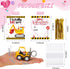 24 Set Meooeck Construction Party Favors for Kids, Cards with Small Construction Cars Vehicles Bulk for Preschool