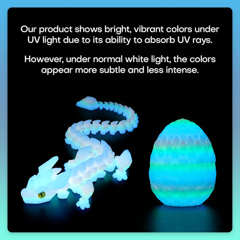 SYEFKJSA 3D 12Inch,Articulated 3D Printed Dragon Eggs with Dragon Inside - Fidget Printed Animals, Interesting