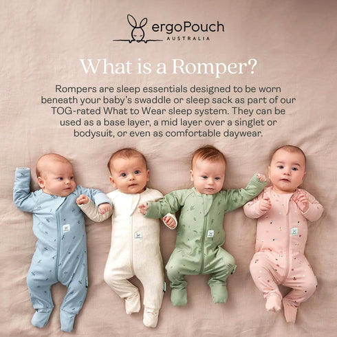 Slim-Fit Long Sleeve Baby Pajamas - Breathable Sleep Romper