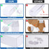 Trading Card Storage Box - Card Organizer Box with Dividers for Baseball, Sports, Game, Pack of 6