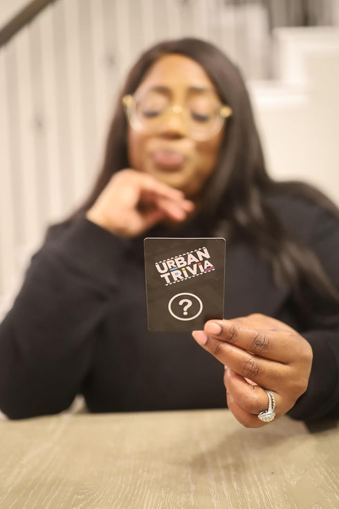 Urban Trivia - Black Card Game for The Culture! Fun Trivia on Black TV, Movies, Music, Sports, & Growing Up Black!