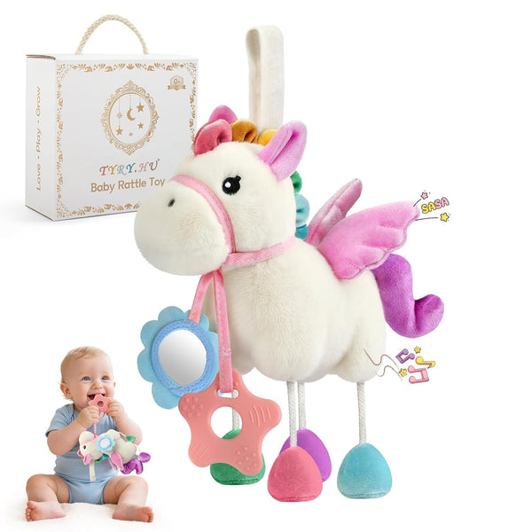 TYRY.HU Baby Stroller or Car Seat Toy,Soft Plush Stroller & Cot Hanging