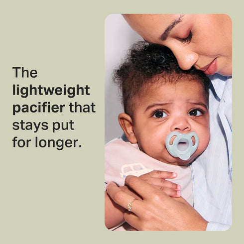 Tommee 18-36 Symmetrical Pack 4 Tippee Ultra-Light Silicone Pacifier, Months, One-Piece Design, BPA-Free Silicone