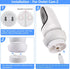 Flexible Clip Mount for Baby Monitor Camera Compatible with Owlet, Motorola, 1/4 Threaded Hole - White, No Tools Needed