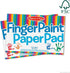 Melissa & Doug Finger Paint Paper Pad, 12 x 18 inches, 50 Sheets, 2-Pack - FSC Certified