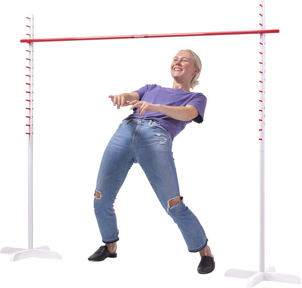 GoSports Get Low Limbo Premium Wooden Game, Sets up in Seconds for Kids & Adults