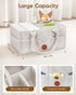 15" 9" 7" Maliton Baby Diaper Caddy, Nursery Storage Bin & Car Organizer with Handle, Large Felt Bag for Newborn