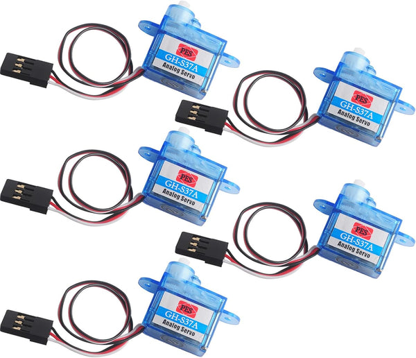 Mini Super Light 3.7g Digital Servo GH-S37D for RC Plane Helicopter Boat Control (Pack of 5pcs)