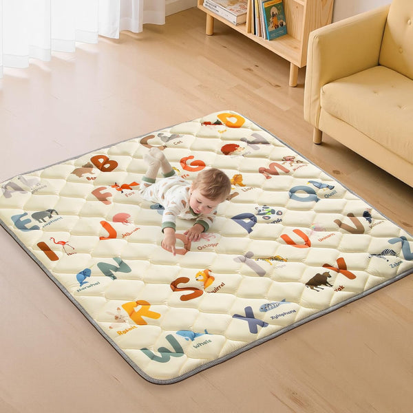 Baby Play Mats for Floor - 47x47 Baby Play Mat - Playmat