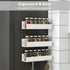 MGY 3Pack 4 Magnetic Baby Bottle Organizer for Refrigerator,Space-Saving Storage for Baby Bottles, Metal Shelf