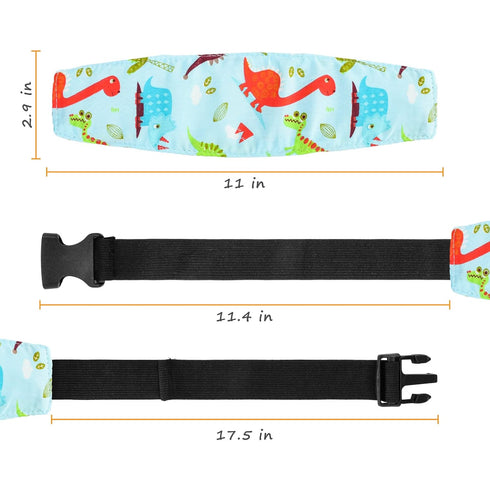 Xthuge Baby Carseat Head Support,Car seat Straps Pillow Support Ban,Stroller Neck Relief Strap Headrest,Slumber Sling