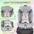 Suzile 2 Pcs Baby Gel Car Seat Cooler Pad, Universal Breathable Stroller Cooling Mat