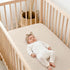 28"x 52", 2 Pack Lulu Moon Muslin Crib Sheets - Fitted Crib Mattress Sheets for Boys and Girl