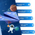 16 Designs,32 5-12,Airplane Vodolo Paper Airplane Kits with Classic Sheets Paper Planes Origami Kit for Kids Ages Gifts