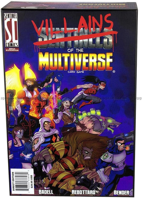 Greater Than Games: Sentinels of The Multiverse - Villains of The Multiverse Strategy Board Game
