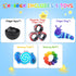 Cevioce 5Pcs Fidget Toys Pack for Adults, Autism Sensory Toys with Spinner, Slug, Magnetic Rings, Stress Relief Gifts