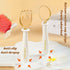 Toddler Forks and Spoons Set with Travel Case, Safe Silicone Utensils for Self-Feeding, Aged 6M+