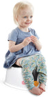 Fisher-Price Toddler Toilet Penguin Potty Training Seat, Portable Chair with Handles for Kids and Removable Bowl