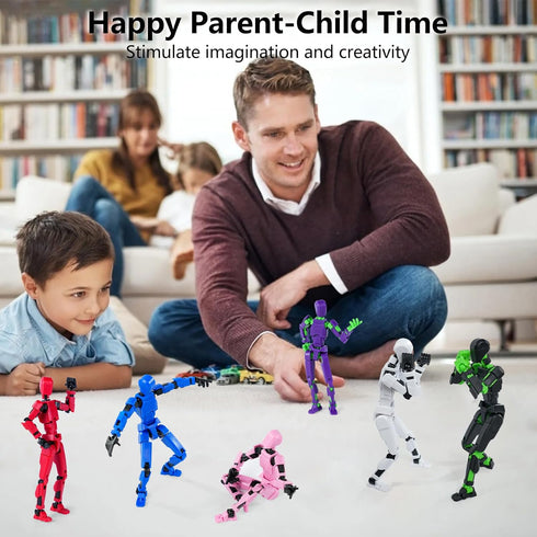 Rolling Art Set, 13 Packaging, Action Figure Model Action Figure Multi-Jointed Movable,Gift Box a Great for Loved Ones