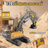 6 7 8 11CH 2400mAh 2.4GHz 6-8 LUDILO Remote Control Excavator Toys for Year Old Boys Gifts, Cars RC Excavator