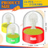 Honoson 48 Pcs Basketball Party Favors - 24 Mini Basketball Games & 24 Sports Pens for Desktop Decorations