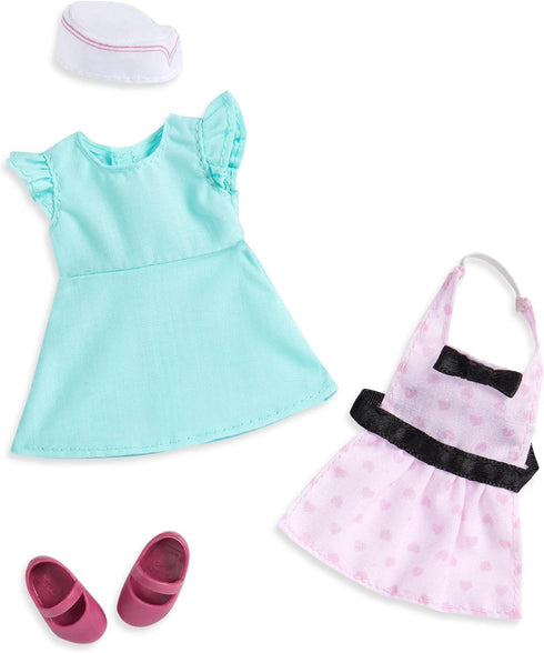 Lori Mini Doll & Ice Cream Cart, Clothes & Accessories for 6-Inch Dolls, Toys for Kids 3 Years +