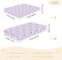 miaozhen 1 Pack 52x28 Cotton Baby Crib Sheets Soft Lavender Bear Winter Toddler Cirb Bedding Cover for Nursery juego de