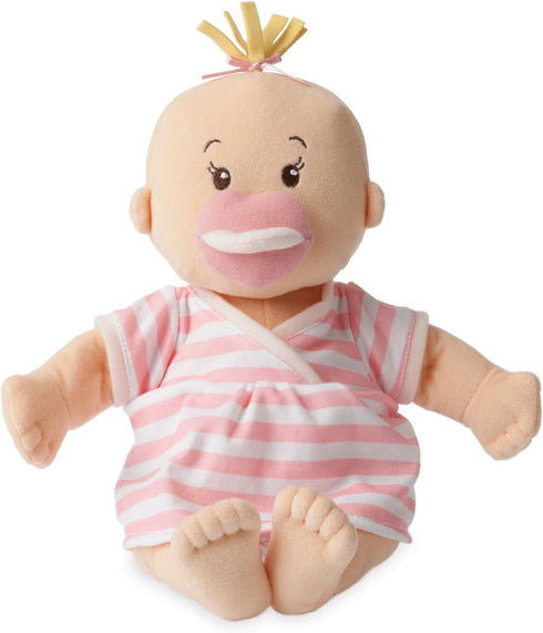 Manhattan Toy Baby Stella Soft First Baby Doll for Ages 1 Year and Up, 15", Peach