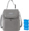 Gemdom Breast Cooler Travel Bag with Ice Pack, Fits 6 Baby Bottles, Insulated