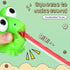 RoundFunny 24 Pcs Rubber Frog Toys Tongue Sticking Out Novelty Relief Squeeze Toys Frogs Stress Screaming Party Favors